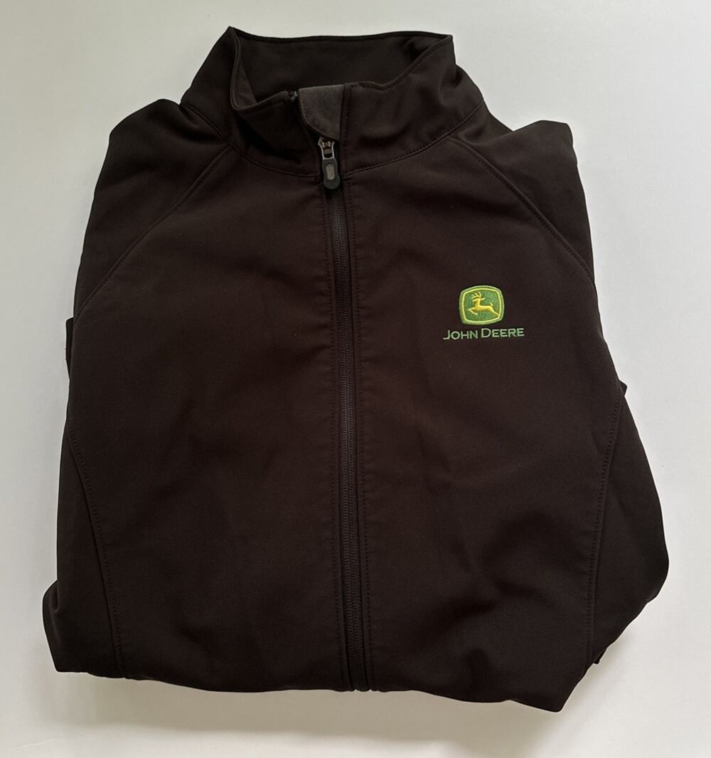 John Deere Dri-Duck DDX Motion Softshell Jacket Ladies Medium Black EUC Country